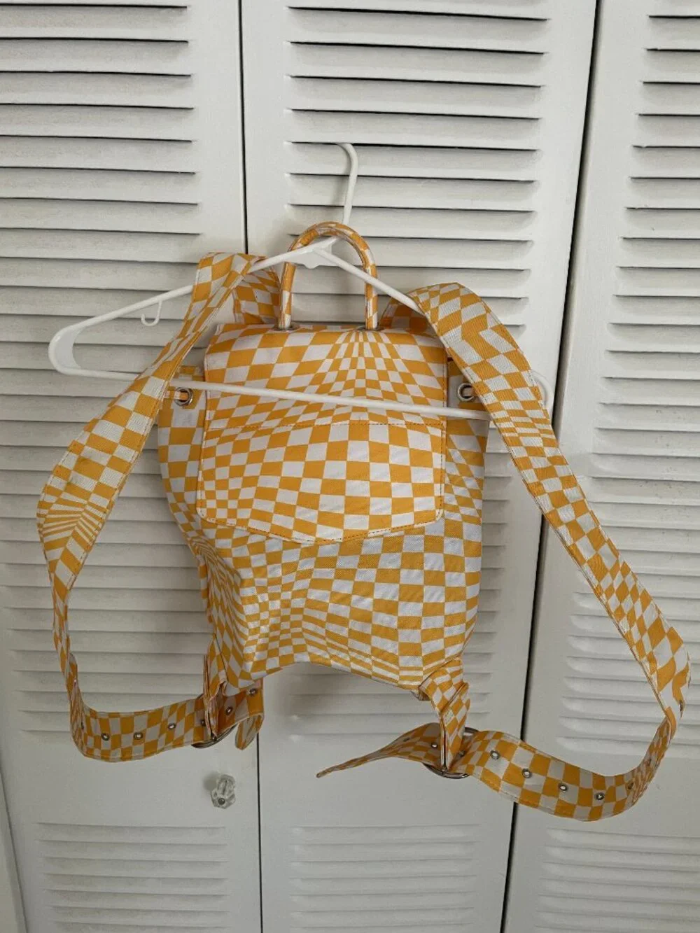 Valfré Checkmate Madeline Backpack in Sunflower (Yellow)